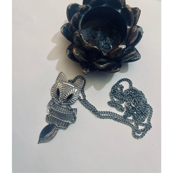 SUPER CUTE BOHO TRIBAL FOX NECKLACE - Picture 4 of 7